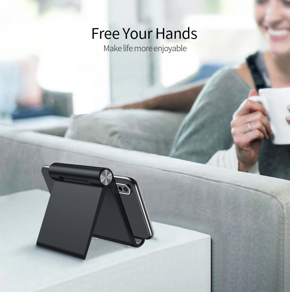 Universal Desktop Mobile Phone Holder Stand For IPhone IPad Adjustable
