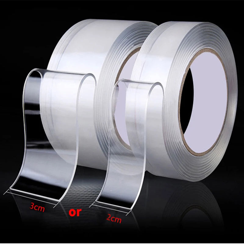 1/2/3/5M Nano Tape Double Sided Tape Transparent Reusable
