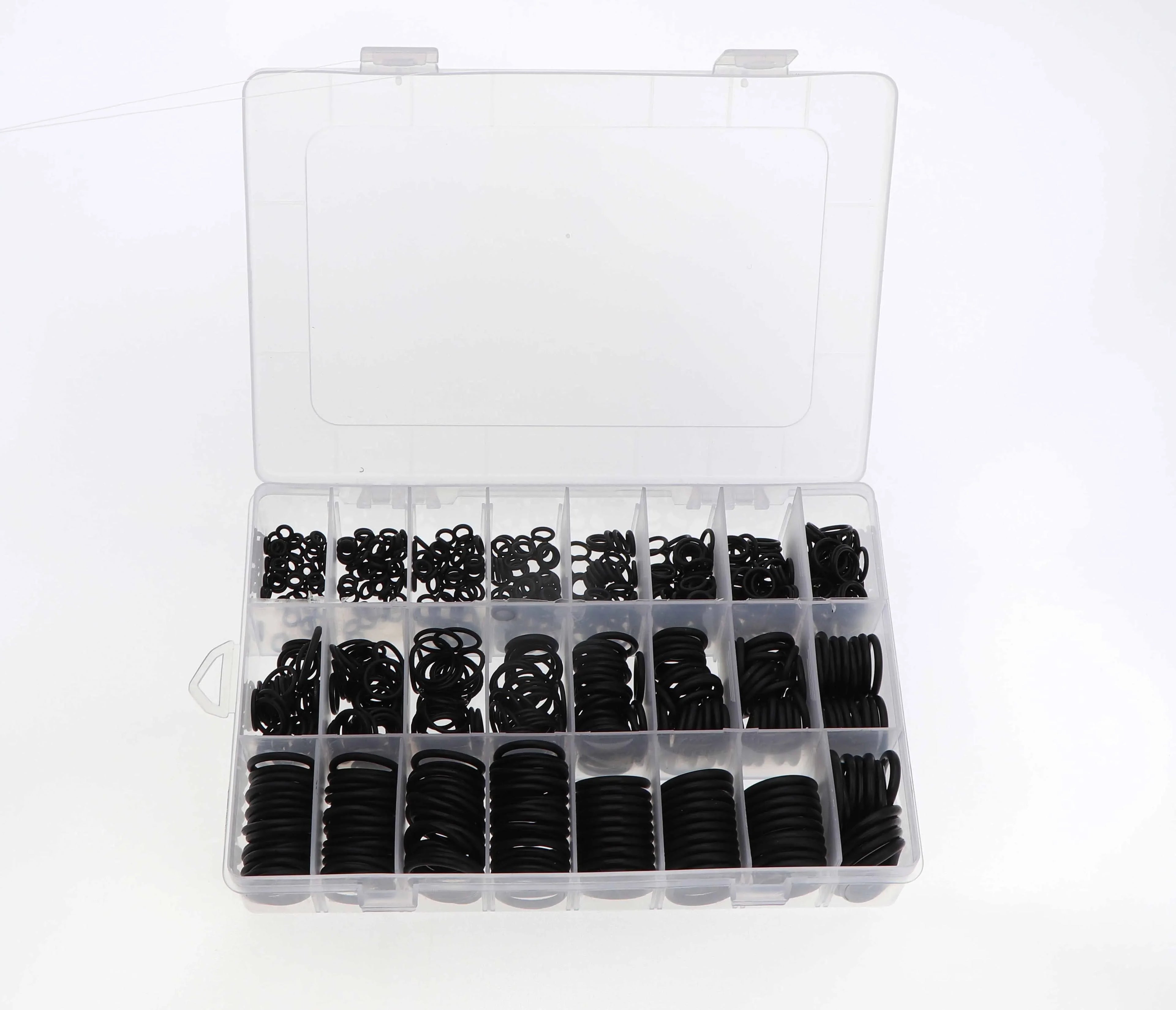 740/1200Pcs O-ring Rubber Gaskets Seal Ring Set Nitrile Rubber High Pressure O-Rings NBR Sealing Elastic Band O Rubber Rings Set