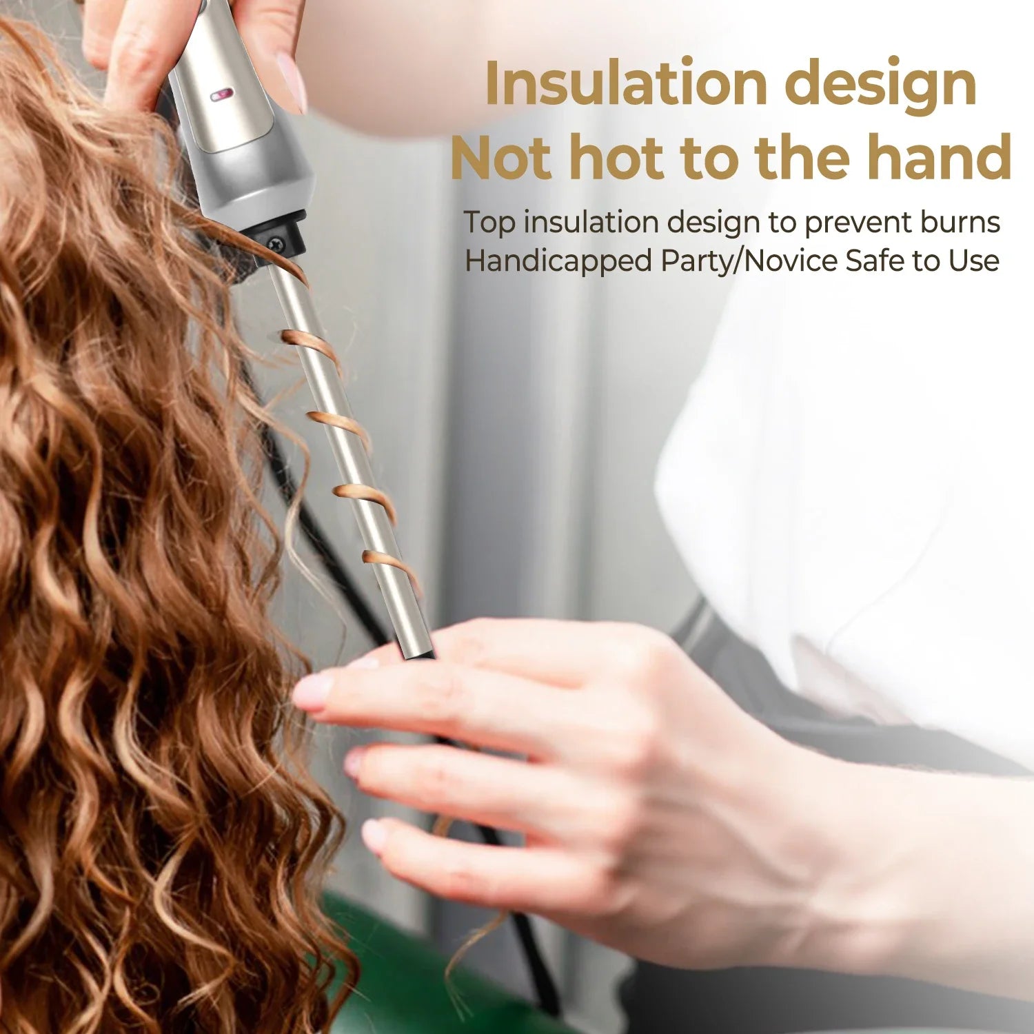 Hair Curling Iron 9mm Curler