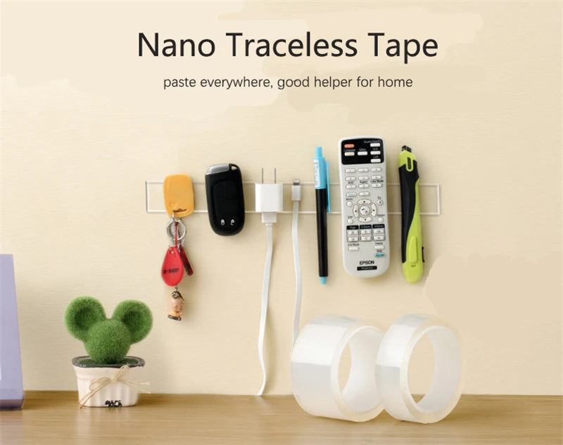1/2/3/5M Nano Tape Double Sided Tape Transparent Reusable