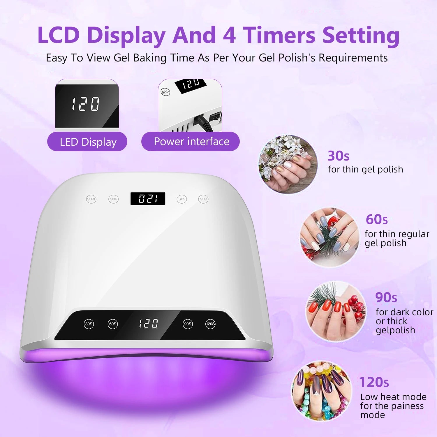 UV LED Professional Nail Drying Lamp