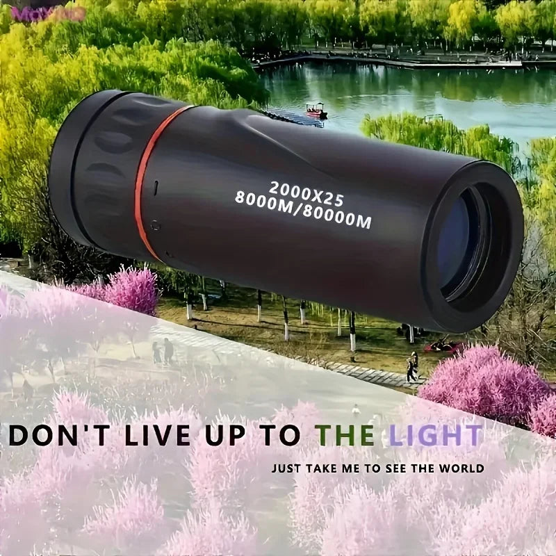 2025 2000X25 HD Monocular Telescope, Compact Portable for Travel