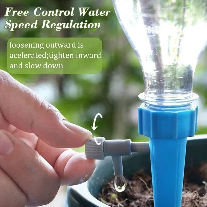 Automatic Drip Irrigation System Self Watering Adjustable for Flower Plants Greenhouse Garden Auto Water Dripper Device