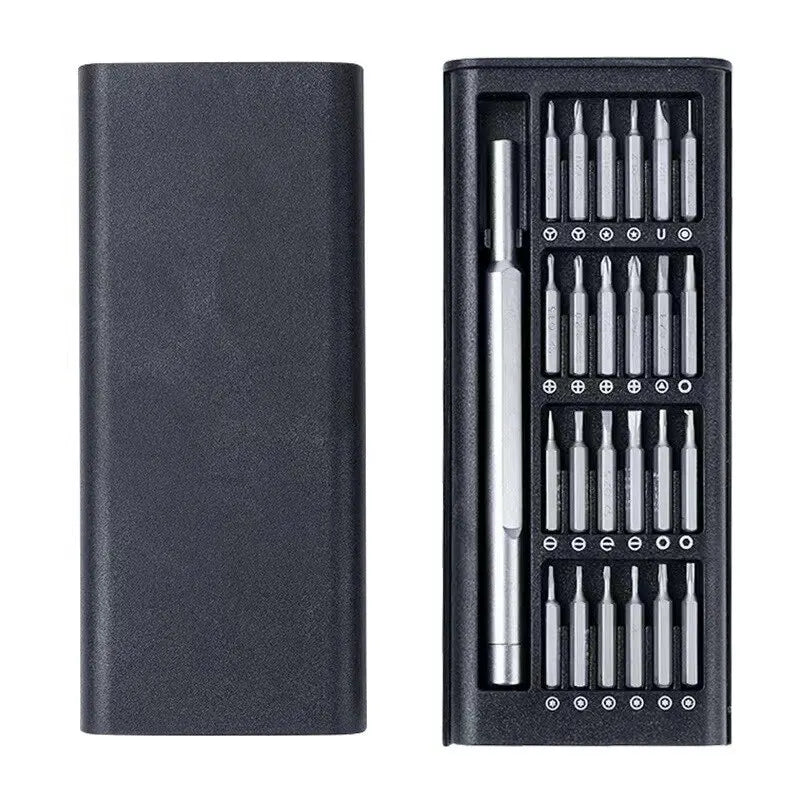 25 In 1 Screwdriver Set Precision Magnetic Screw Driver Bits Mini Tool Case Dismountable For Smart Home PC Phone Repair