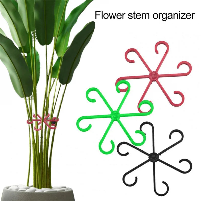 4PCS Reusable Plant Stem Folding Frame Garden Tools No Stake Trellis Plant Stem Support Support Branches Stem Organizer