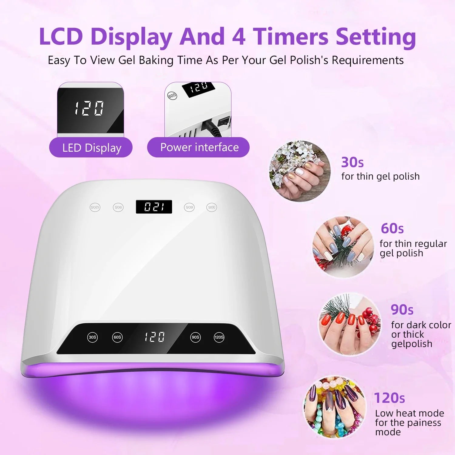 UV LED Professional Nail Drying Lamp