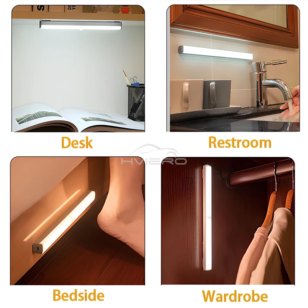 Motion Sensor Light Cabinet Wardrobe Lamp Staircase Backlight For Kitchen LED