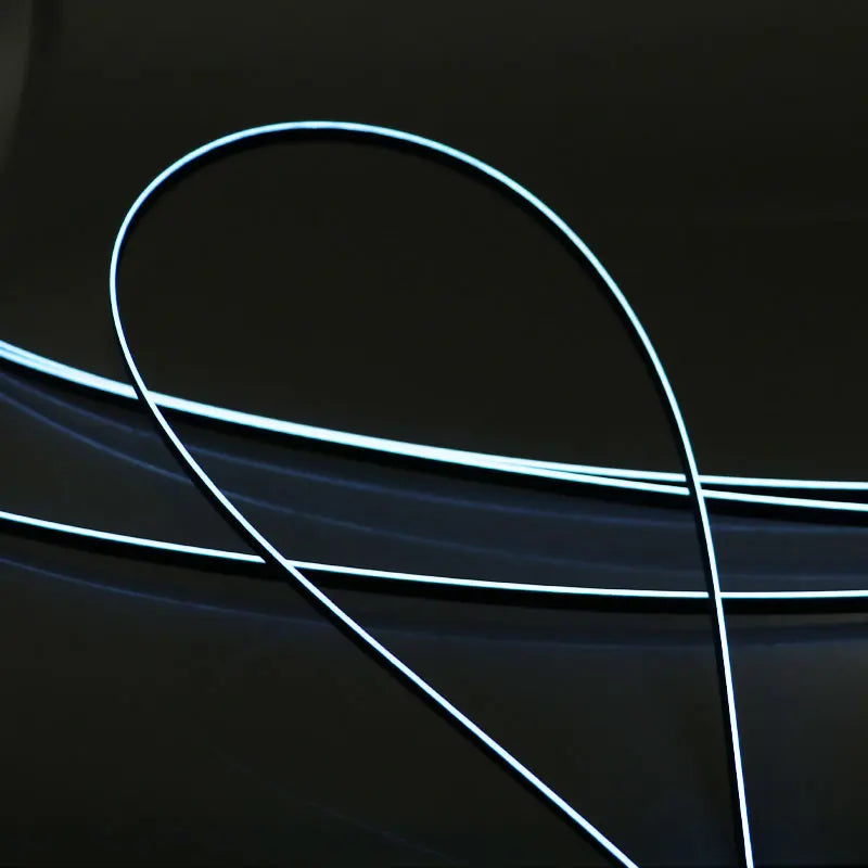 6/18 in 1 RBG 64 Color Car Ambient Lights Interior Acrylic Strip Light