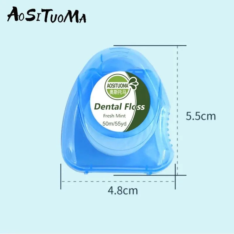 3pcs Ultraclean Mint Dental Floss Effective Plaque Removal,Teeth&Gum Protection Shred Resistant ForThoroughly Clean InTight Area