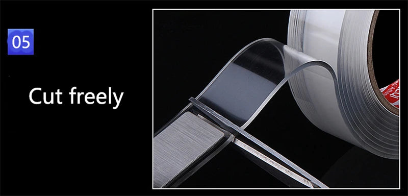 1/2/3/5M Nano Tape Double Sided Tape Transparent Reusable