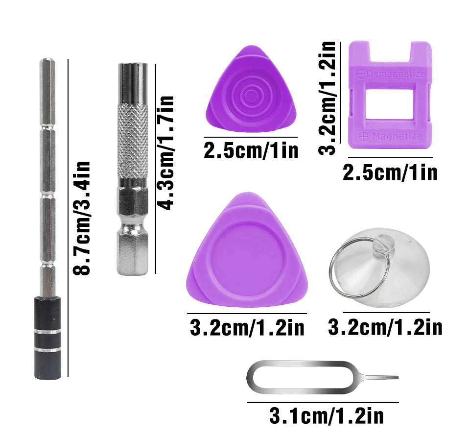 115 in 1 Precision Screwdriver Set Multifunctional Magnetic Repair Tools Kit for Computer Laptop Phone MacBook Household Repairs