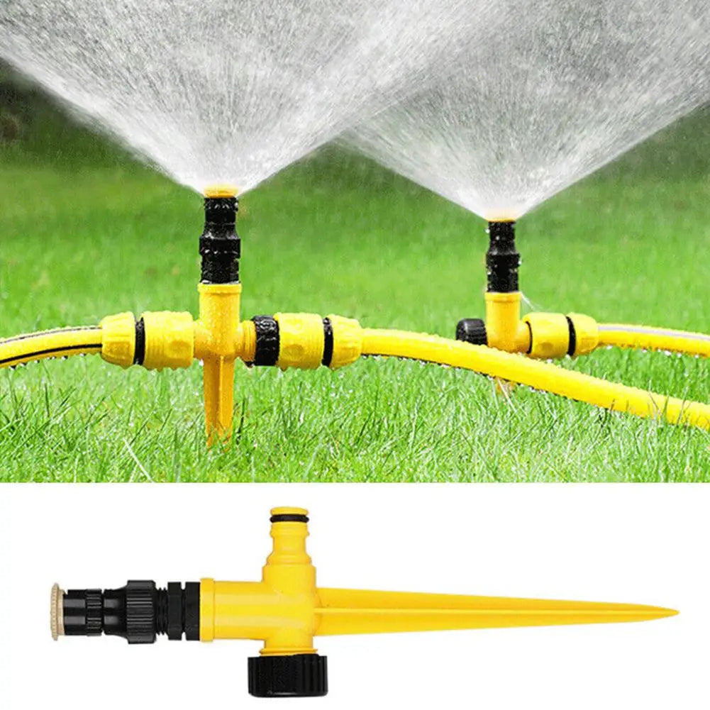 360° Garden Sprinkler Rotation Irrigation Watering System Automatic Agriculture Lawn Farm Greenhouse Spray Nozzle Tool