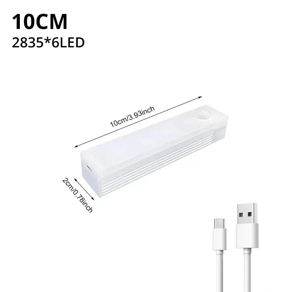 Motion Sensor Light Cabinet Wardrobe Lamp Staircase Backlight For Kitchen LED