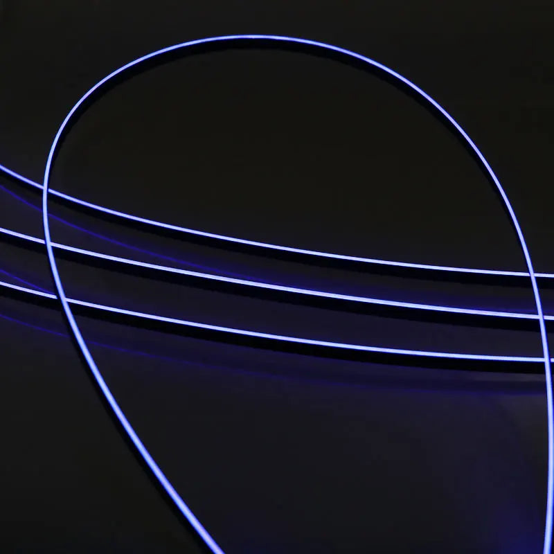 6/18 in 1 RBG 64 Color Car Ambient Lights Interior Acrylic Strip Light