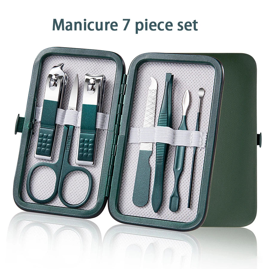 7/10/12/18 Piece Set Professional Nail Care Kit