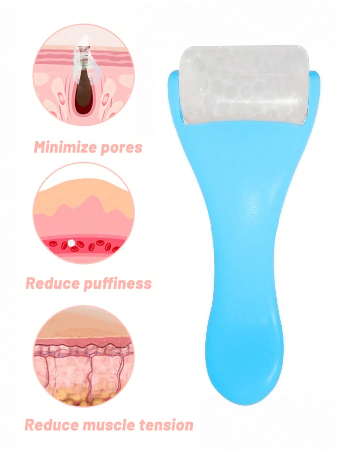 Ice Face Roller Massager Facial Lifting Massager