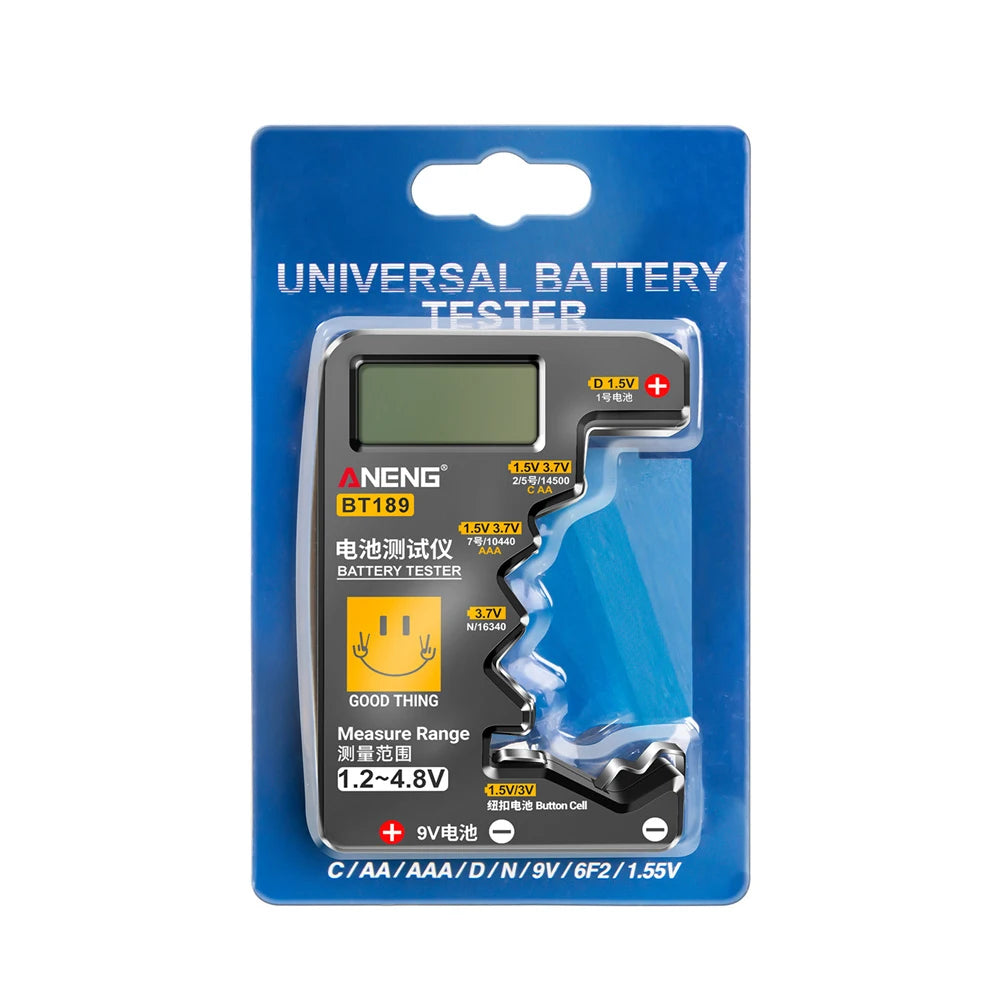 ANENG BT189 Button Cell Battery Tester Universal Household