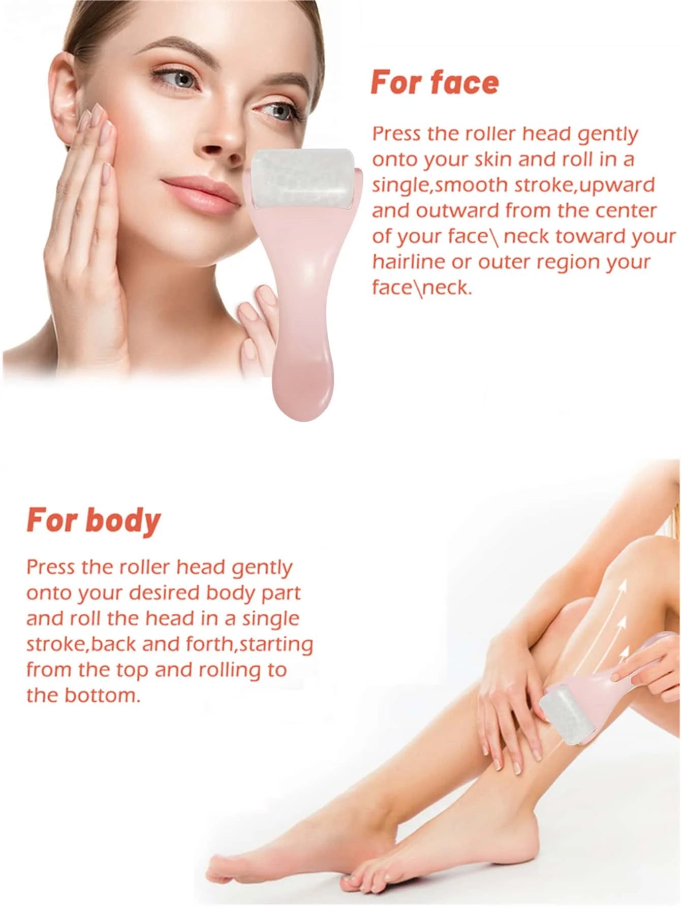 Ice Face Roller Massager Facial Lifting Massager