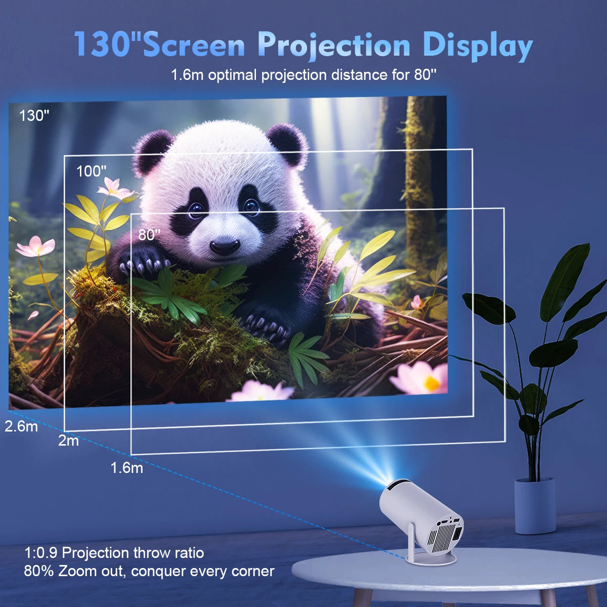 Magcubic Projector HY300 PRO 4K Android 11 Dual Wifi6
