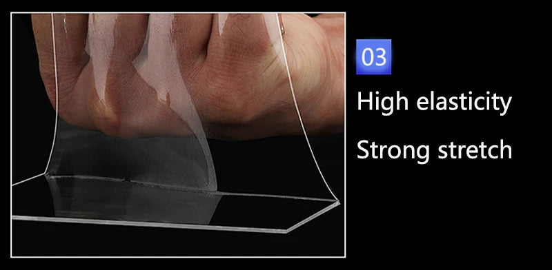 1/2/3/5M Nano Tape Double Sided Tape Transparent Reusable