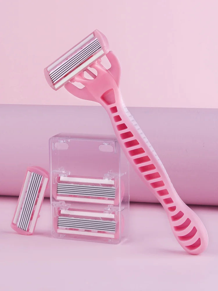 1 Handle + 12 Blades/ Men And Women Body Hair Razor