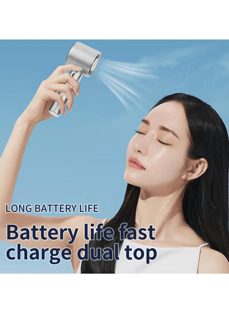 Mini Portable Fan Powerful Handheld Fan,120 Speeds Infinitely Variable Speed