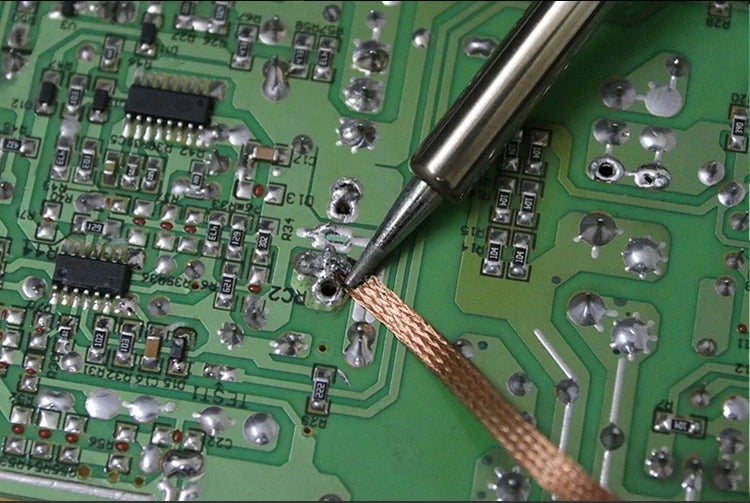 Desoldering Braid Welding Solder Remover Wick Wire Lead Cord Flux BGA Repair Tool Width 1.5mm 2mm 2.5mm 3mm 3.5mm 4mm 1.5 meter