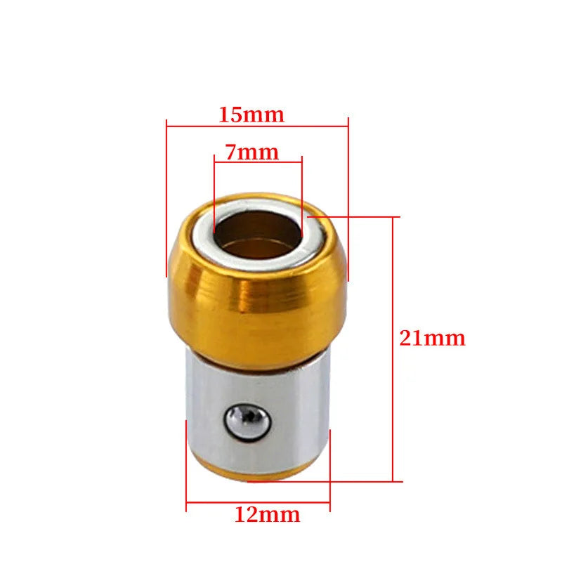 7mm Metal Strong Magnetic Ring Magnetizer Screw Electric Phillips Screwdriver Bits /Color Random