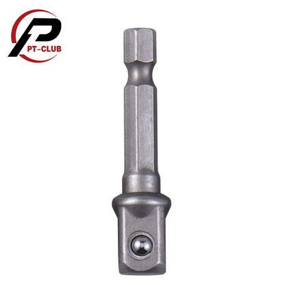 3Pcs Impact Grade Socket Adapter Set Extension Bit 1/4" 3/8" 1/2" Drive Adapt To Power Drill To High Torque Impact Wrench