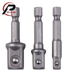 3Pcs Impact Grade Socket Adapter Set Extension Bit 1/4