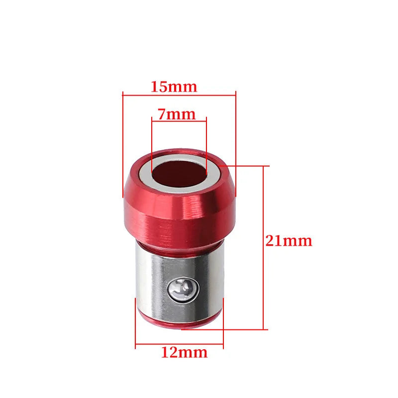 7mm Metal Strong Magnetic Ring Magnetizer Screw Electric Phillips Screwdriver Bits /Color Random