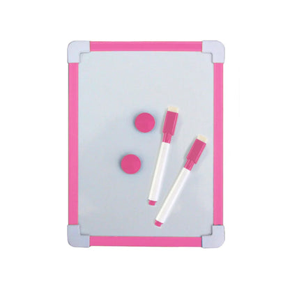 1 pc Kids Whiteboard Dry Wipe Board 5 Colors Frame Mini Drawing Magnetic White board Small Hanging Erase Boards With Pen