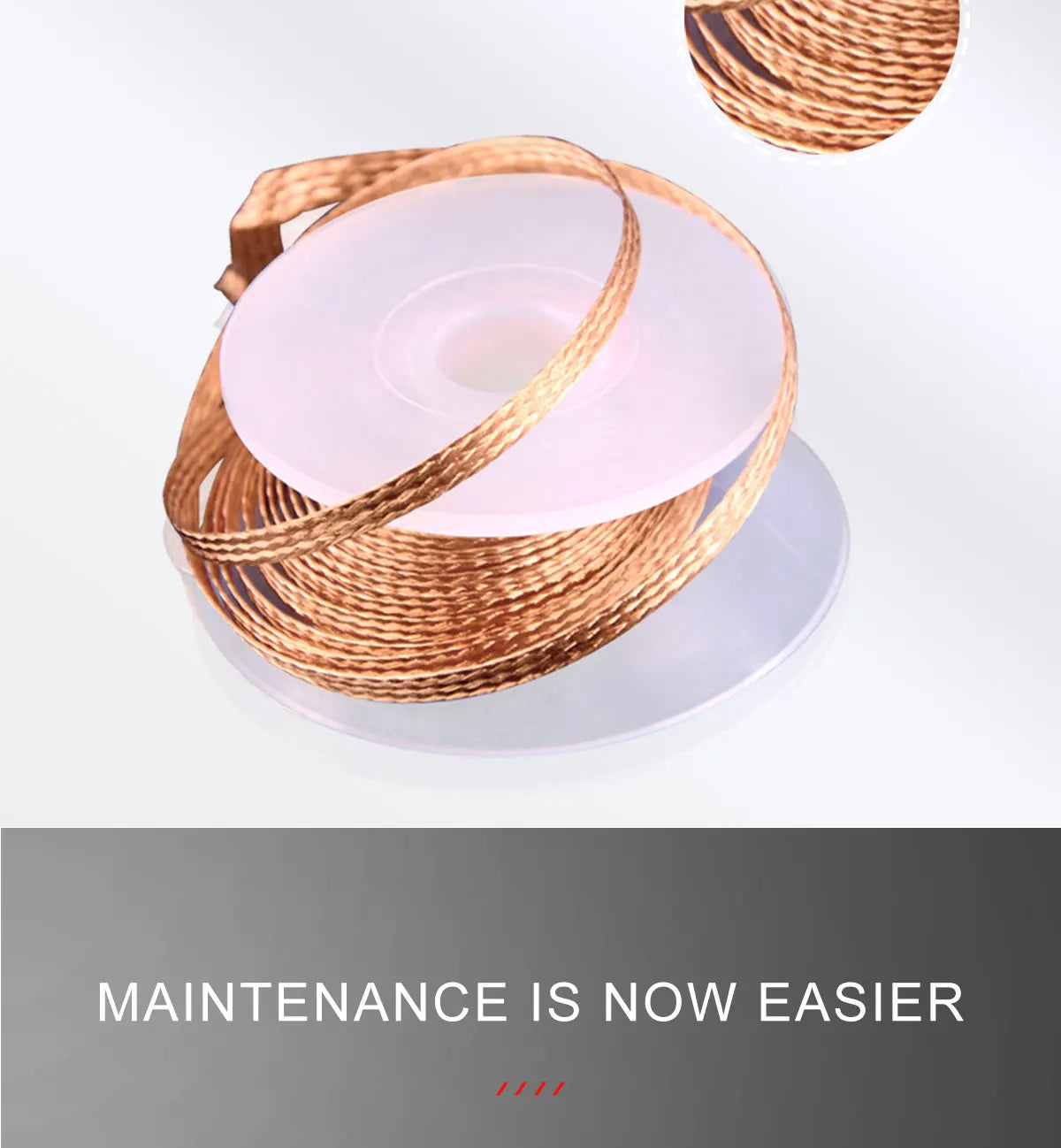 1.5mm 2mm 2.5mm 3mm 3.5mm Width 1.5M Length Desoldering Braid Welding Solder Remover Wick Wire Lead Cord Flux BGA Repair Tool