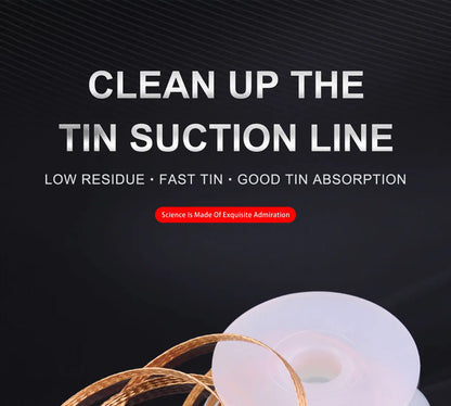 1.5mm 2mm 2.5mm 3mm 3.5mm Width 1.5M Length Desoldering Braid Welding Solder Remover Wick Wire Lead Cord Flux BGA Repair Tool