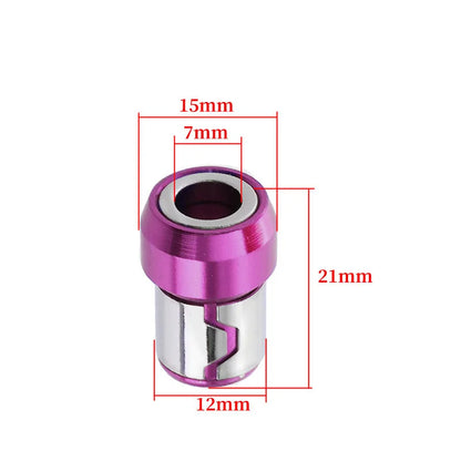 7mm Metal Strong Magnetic Ring Magnetizer Screw Electric Phillips Screwdriver Bits /Color Random
