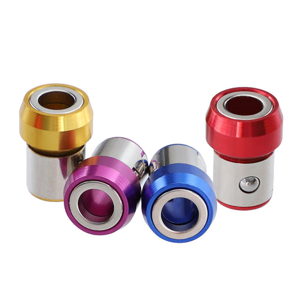 7mm Metal Strong Magnetic Ring Magnetizer Screw Electric Phillips Screwdriver Bits /Color Random