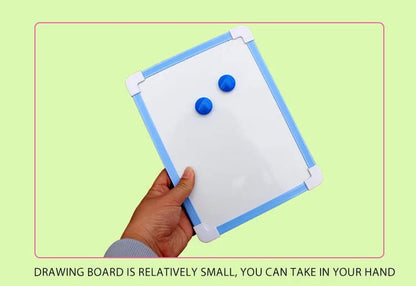 1 pc Kids Whiteboard Dry Wipe Board 5 Colors Frame Mini Drawing Magnetic White board Small Hanging Erase Boards With Pen
