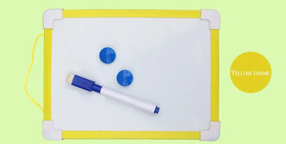 1 pc Kids Whiteboard Dry Wipe Board 5 Colors Frame Mini Drawing Magnetic White board Small Hanging Erase Boards With Pen