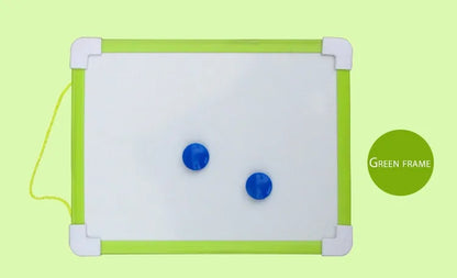 1 pc Kids Whiteboard Dry Wipe Board 5 Colors Frame Mini Drawing Magnetic White board Small Hanging Erase Boards With Pen