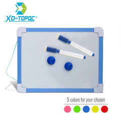 1 pc Kids Whiteboard Dry Wipe Board 5 Colors Frame Mini Drawing Magnetic White board Small Hanging Erase Boards With Pen