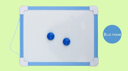 1 pc Kids Whiteboard Dry Wipe Board 5 Colors Frame Mini Drawing Magnetic White board Small Hanging Erase Boards With Pen