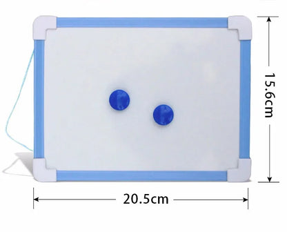 1 pc Kids Whiteboard Dry Wipe Board 5 Colors Frame Mini Drawing Magnetic White board Small Hanging Erase Boards With Pen