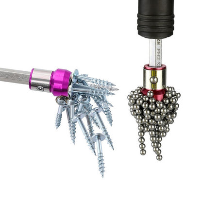 7mm Metal Strong Magnetic Ring Magnetizer Screw Electric Phillips Screwdriver Bits /Color Random