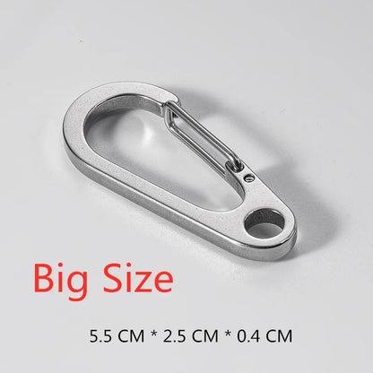 3PCS 304 Stainless Steel Spring Buckle Tool Key Chain Ring Holder Men Women Car Keychain Metal Keyring Key Accessorities Q24