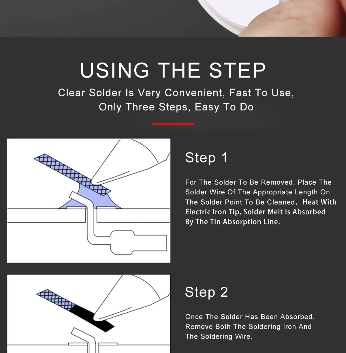 1.5mm 2mm 2.5mm 3mm 3.5mm Width 1.5M Length Desoldering Braid Welding Solder Remover Wick Wire Lead Cord Flux BGA Repair Tool