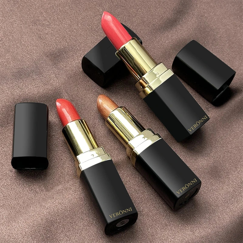 Diamond Shimmer Lipstick Lip Gloss High Pigmented Long Lasting 10 Colors Glitter Lipgloss Lips Makeup Cosmetics Sexy Make Up