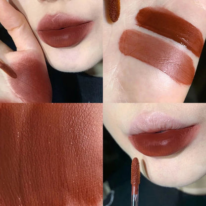 Gege Bear Adorable Rabbit Velvet Lip Mud — Matte Finish, Long-Lasting, Non-Transfer Lip Lacquer for a Whiter Appearance