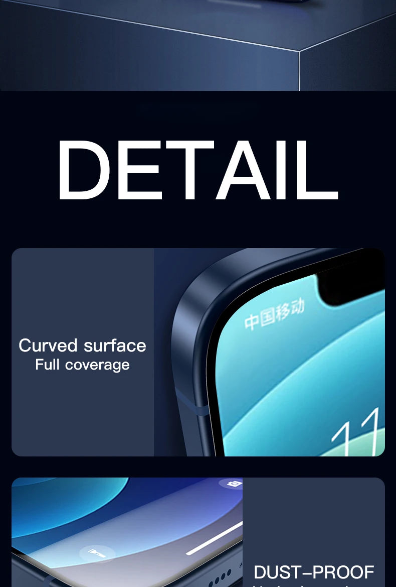 3PCS Tempered Glass For iPhone 15 14 13 12 11 Pro Max 7 8 Plus Screen Protector For iPhone X XS Max XR Protective Glass Film