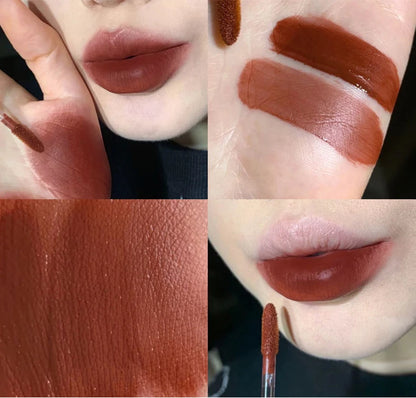 Gege Bear Adorable Rabbit Velvet Lip Mud — Matte Finish, Long-Lasting, Non-Transfer Lip Lacquer for a Whiter Appearance